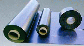 Flexible graphite sheet in rolls